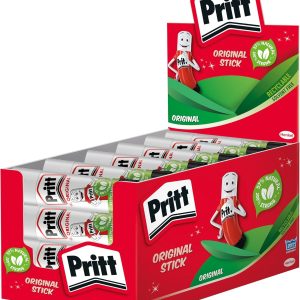 Pritt 24927 Stick Medium Adhesive Glue Sticks, 22 g - Pack of 24,white