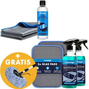 Scheiben Set Pro “Pads” Saubere und versiegelte Autoscheiben mit Abperleffekt