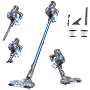 Greenote by Apeman—Cordless Handheld Lightweight Vacuum Cleaner, 23000PA Stick Vacuum 4 in 1, 200W with Dual Digital Motor LED Headlights, 35 Mins Runtime