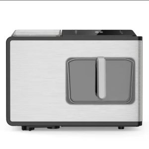 Automatic 44lbs/24H Countertop Ice Maker Self-Cleaning Nuggets Cube Machine for Home Kitchen Office Bar Party