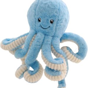 eamve 16 Inch Octopus Plush Toys,Soft Octopus Stuffed Animals Cute Octopus Plush Doll,Lovely Simulation Stuffed Marine Animal Plushies for Kids Girls Boys Birthday Xmas Gift Home Accessories
