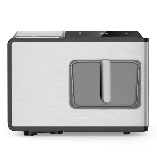 Automatic 44lbs/24H Countertop Ice Maker Self-Cleaning Nuggets Cube Machine for Home Kitchen Office Bar Party
