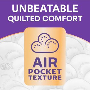 Alternative view of Andrex Ultimate Quilts Toilet Tissue 24 Rolls, Air Pocket Technology for Soft, Thick Sheets – 4 Quilted Toilet Rolls x 6 Packs, FSC Certified