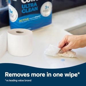 Alternative view of Cottonelle Ultra Clean Toilet Paper with Active CleaningRipples Texture, 32 Family Mega Rolls (32 Family Mega Rolls = 176 Regular Rolls) (8 Packs of 4), 353 Sheets Per Roll, Packaging May Vary