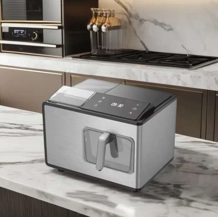 Automatic 44lbs/24H Countertop Ice Maker Self-Cleaning Nuggets Cube Machine for Home Kitchen Office Bar Party - Image 2