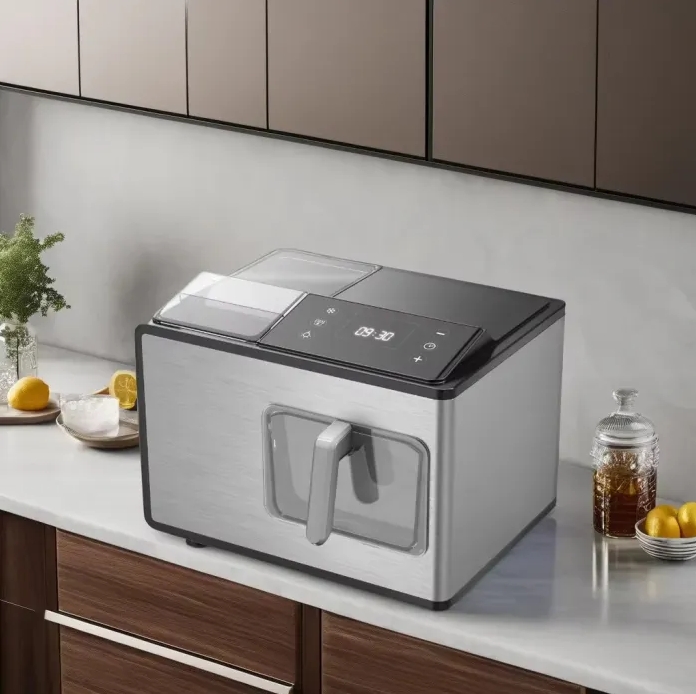 Automatic 44lbs/24H Countertop Ice Maker Self-Cleaning Nuggets Cube Machine for Home Kitchen Office Bar Party - Image 4