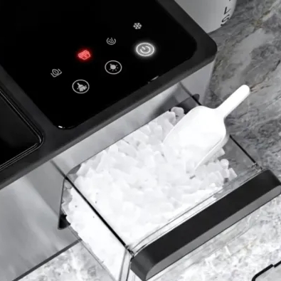 Automatic 44lbs/24H Countertop Ice Maker Self-Cleaning Nuggets Cube Machine for Home Kitchen Office Bar Party - Image 5