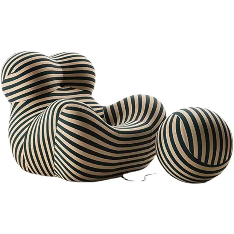 Fully compressed sponge arms lazy sofa single leisure chair - Image 6