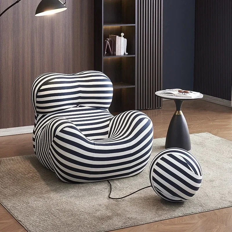 Fully compressed sponge arms lazy sofa single leisure chair - Image 9